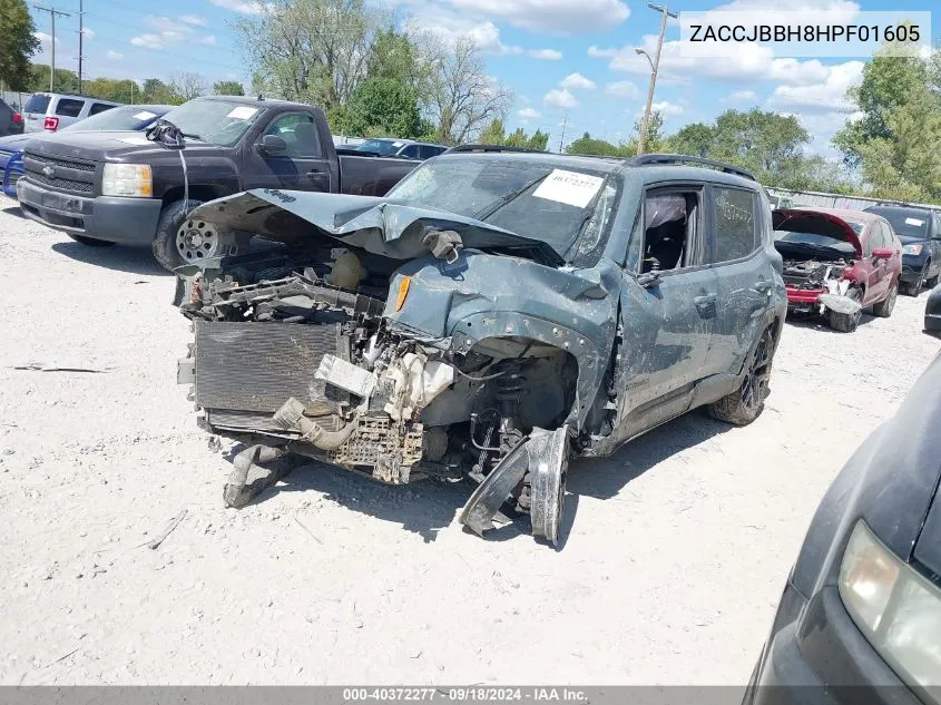 ZACCJBBH8HPF01605 2017 Jeep Renegade Latitude