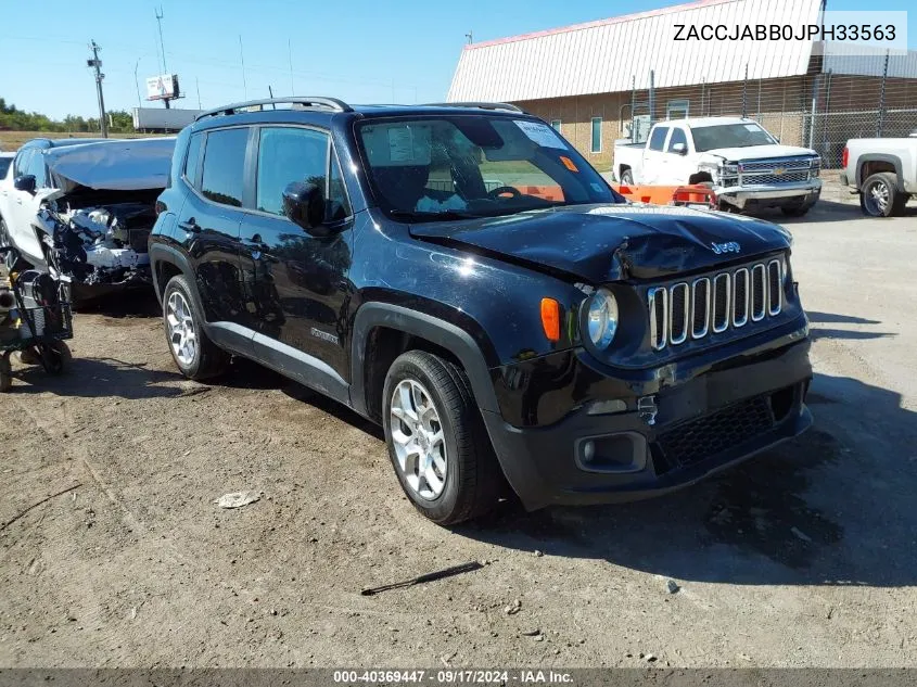 ZACCJABB0JPH33563 2018 Jeep Renegade Latitude Fwd