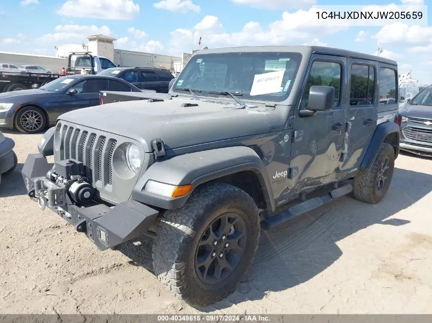 2018 Jeep Wrangler Unlimited Sport S 4X4 VIN: 1C4HJXDNXJW205659 Lot: 40349615