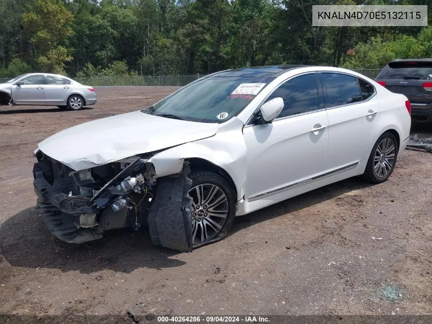 KNALN4D70E5132115 2014 Kia Cadenza Premium