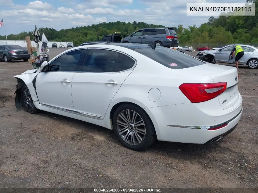 2014 Kia Cadenza Premium VIN: KNALN4D70E5132115 Lot: 40264286