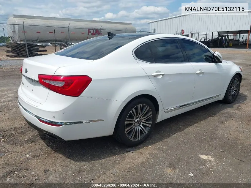 2014 Kia Cadenza Premium VIN: KNALN4D70E5132115 Lot: 40264286