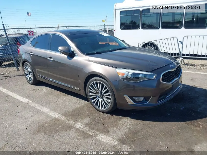 2014 Kia Cadenza Premium VIN: KNALN4D78E5126370 Lot: 40316215