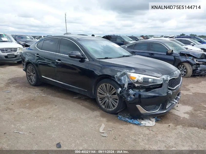 2014 Kia Cadenza Premium/Limited VIN: KNALN4D75E5144714 Lot: 40321144