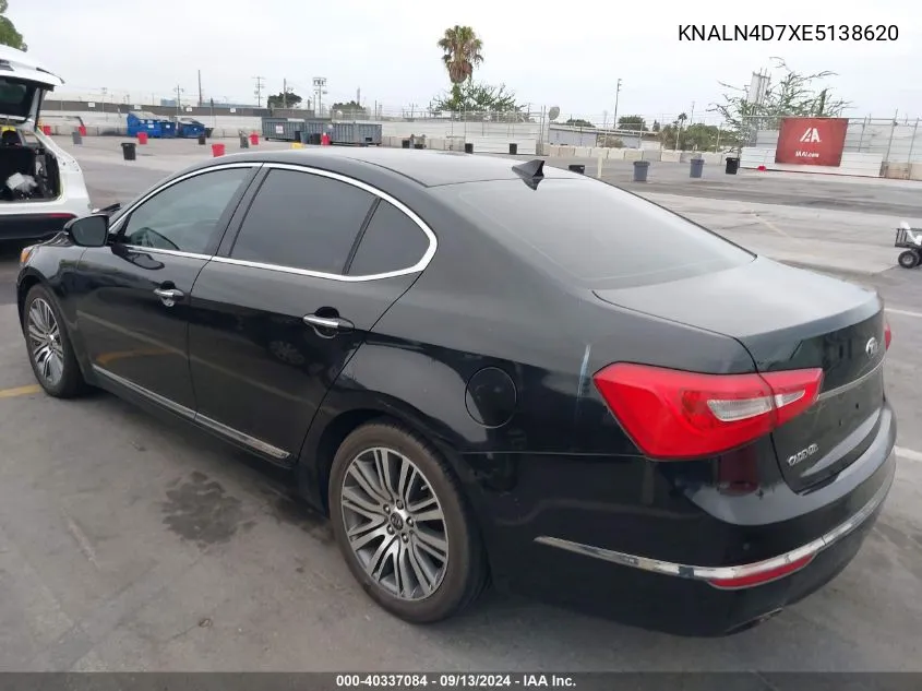 KNALN4D7XE5138620 2014 Kia Cadenza Premium