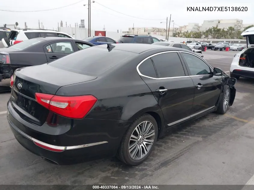 2014 Kia Cadenza Premium VIN: KNALN4D7XE5138620 Lot: 40337084