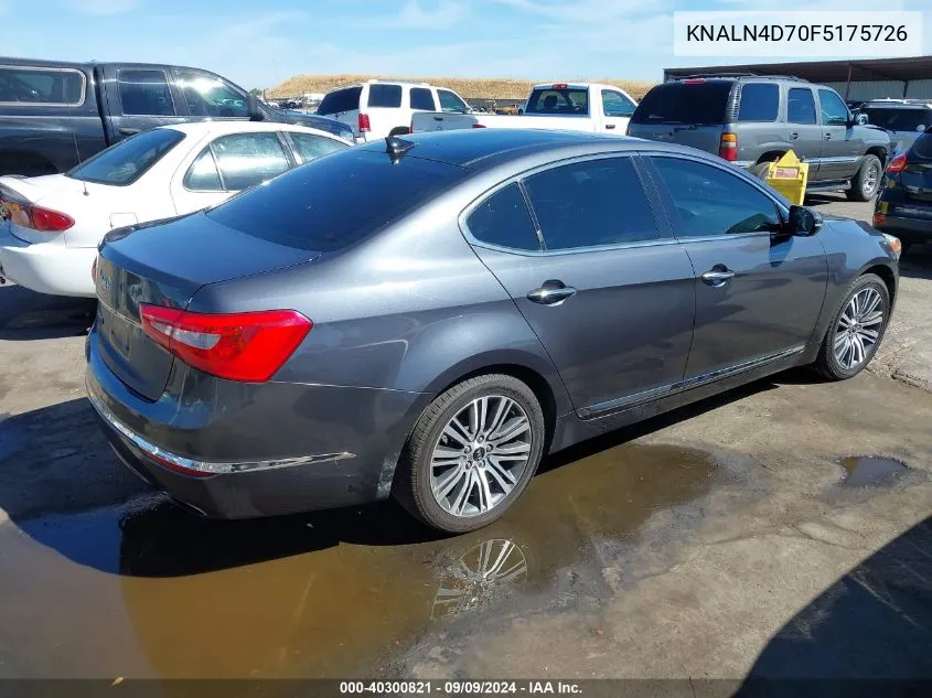 KNALN4D70F5175726 2015 Kia Cadenza Premium