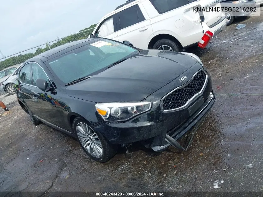 KNALN4D78G5216282 2016 Kia Cadenza Premium