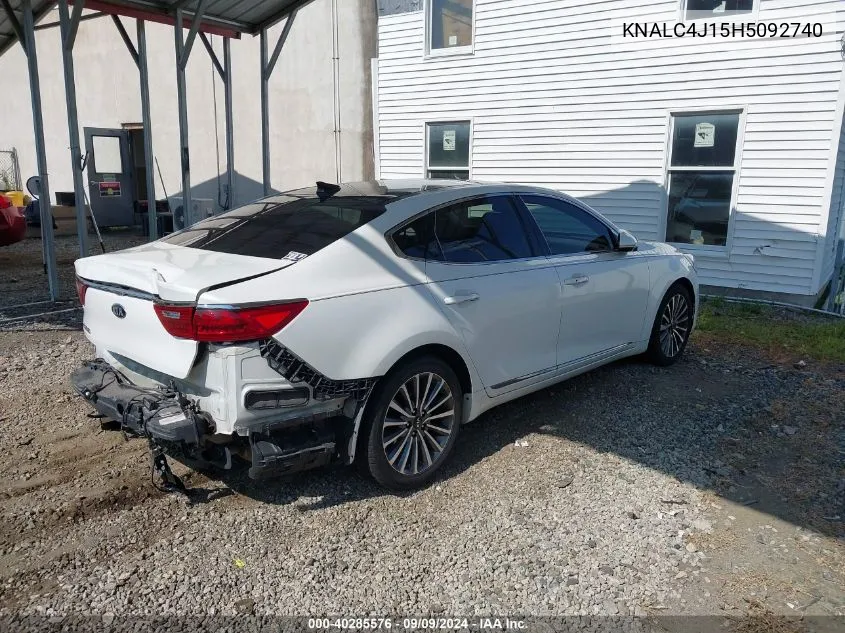 KNALC4J15H5092740 2017 Kia Cadenza Premium