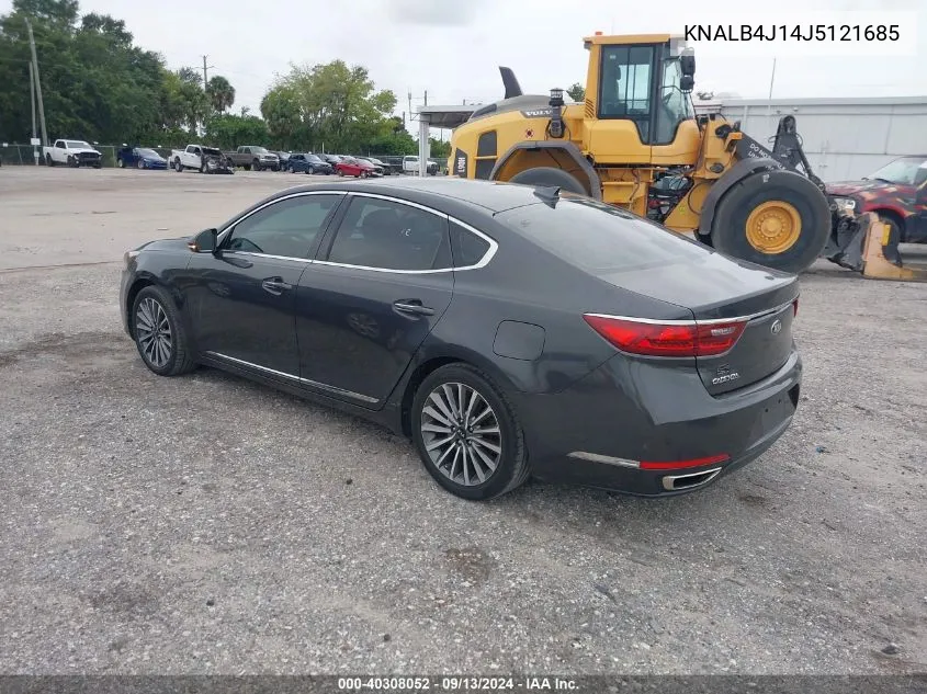 KNALB4J14J5121685 2018 Kia Cadenza Premium