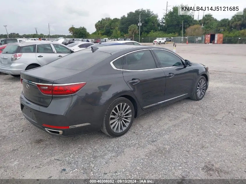 KNALB4J14J5121685 2018 Kia Cadenza Premium