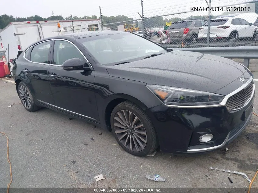 2018 Kia Cadenza Luxury/Limited/Technology VIN: KNALC4J14J5120016 Lot: 40367085