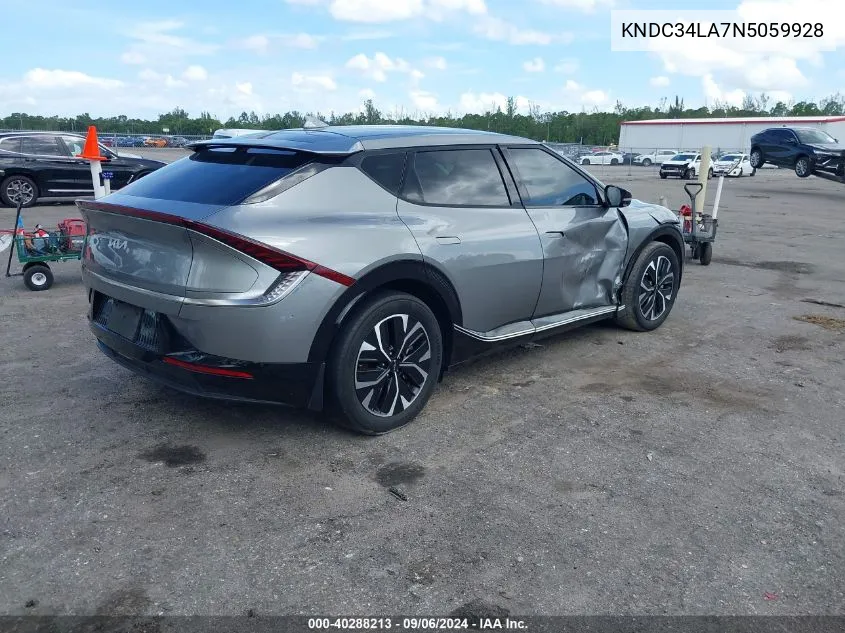 KNDC34LA7N5059928 2022 Kia Ev6 Wind