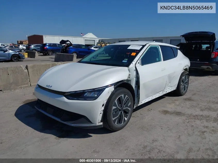 2022 Kia Ev6 Light/Wind/Gt Line VIN: KNDC34LB8N5065469 Lot: 40301000