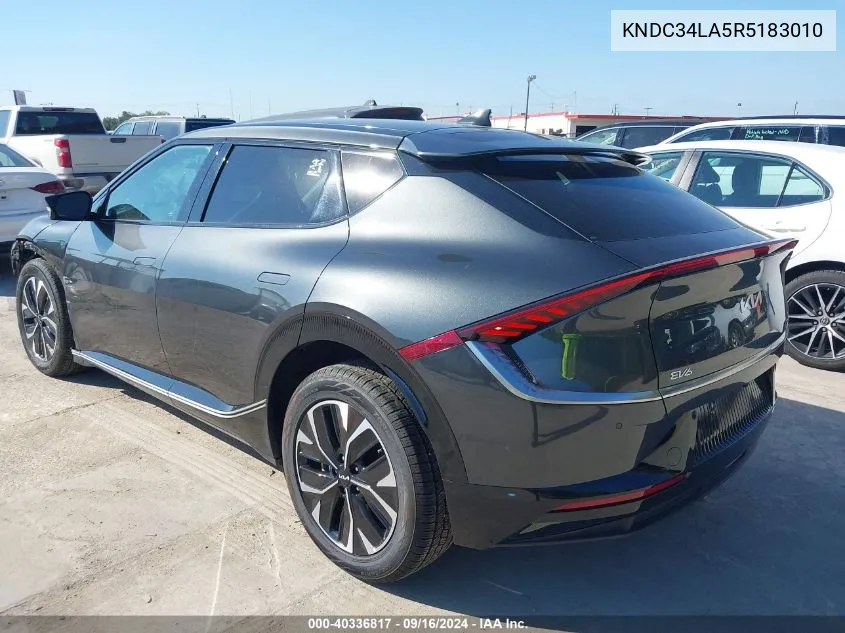 2024 Kia Ev6 Light/Wind VIN: KNDC34LA5R5183010 Lot: 40336817