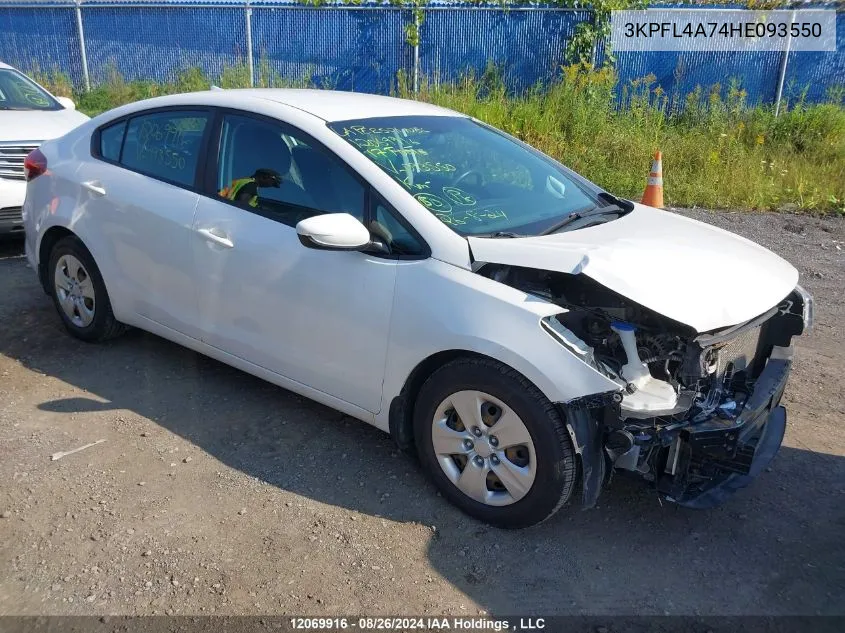 2017 Kia Forte Lx/S VIN: 3KPFL4A74HE093550 Lot: 12069916