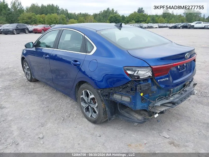 3KPF54AD8ME277755 2021 Kia Forte