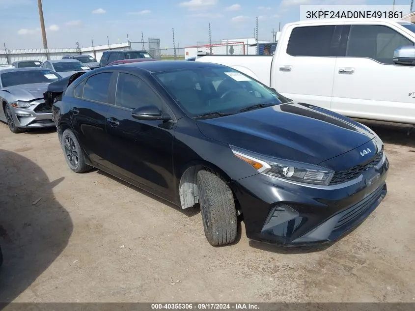 2022 Kia Forte Lxs VIN: 3KPF24AD0NE491861 Lot: 40355306