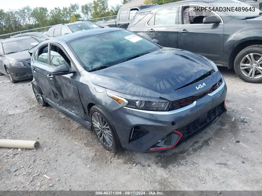 3KPF54AD3NE489643 2022 Kia Forte Gt-Line