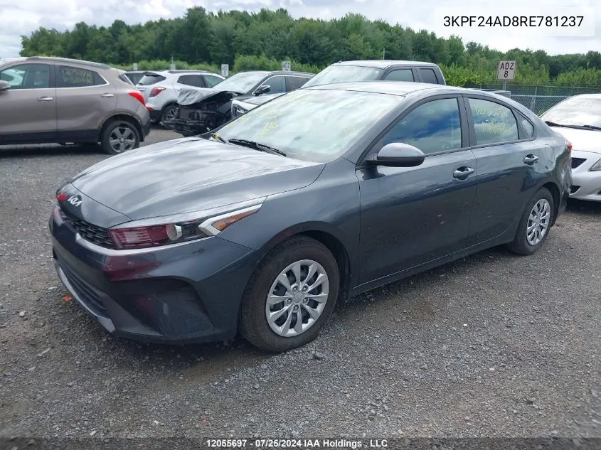 2024 Kia Forte VIN: 3KPF24AD8RE781237 Lot: 12055697