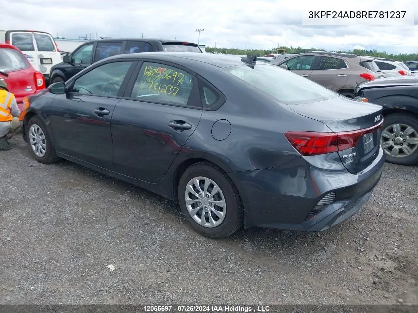 3KPF24AD8RE781237 2024 Kia Forte