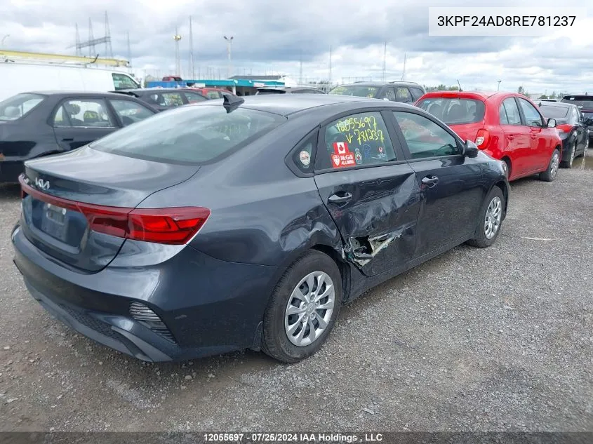 3KPF24AD8RE781237 2024 Kia Forte