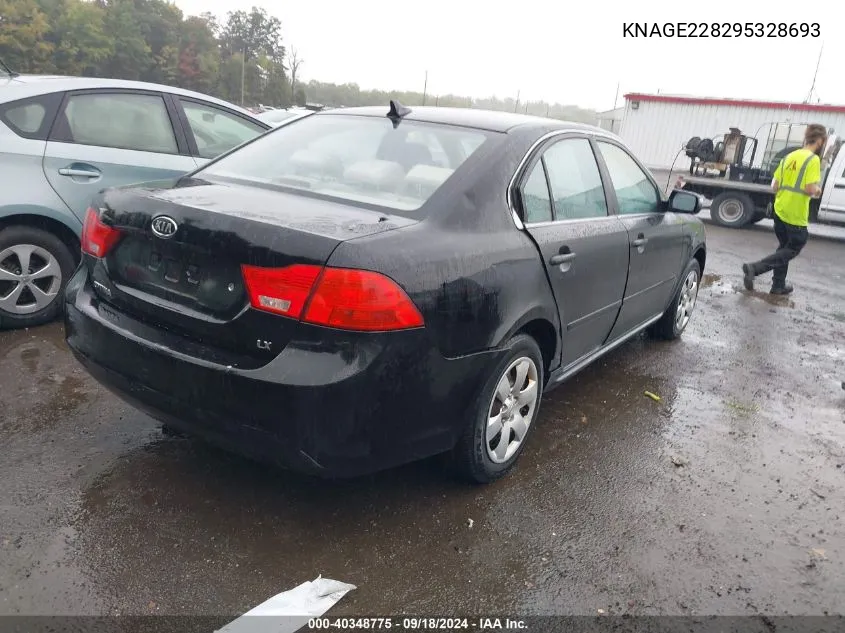 KNAGE228295328693 2009 Kia Optima Lx