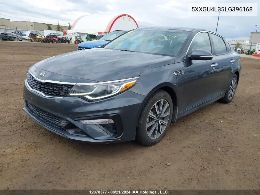 2020 Kia Optima VIN: 5XXGU4L35LG396168 Lot: 12078377