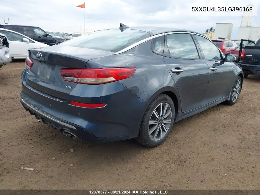 2020 Kia Optima VIN: 5XXGU4L35LG396168 Lot: 12078377