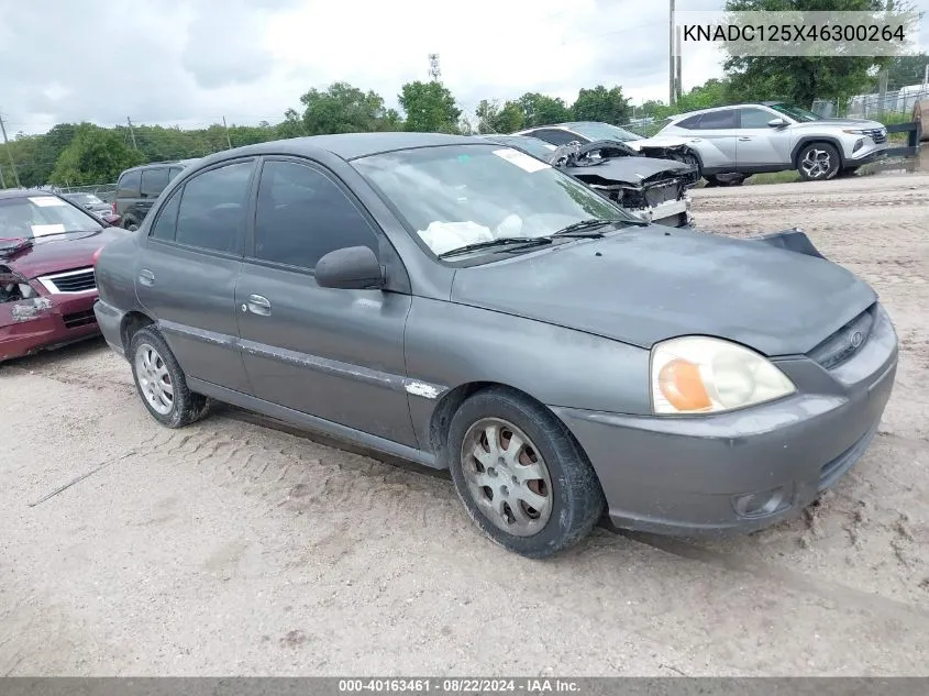 KNADC125X46300264 2004 Kia Rio