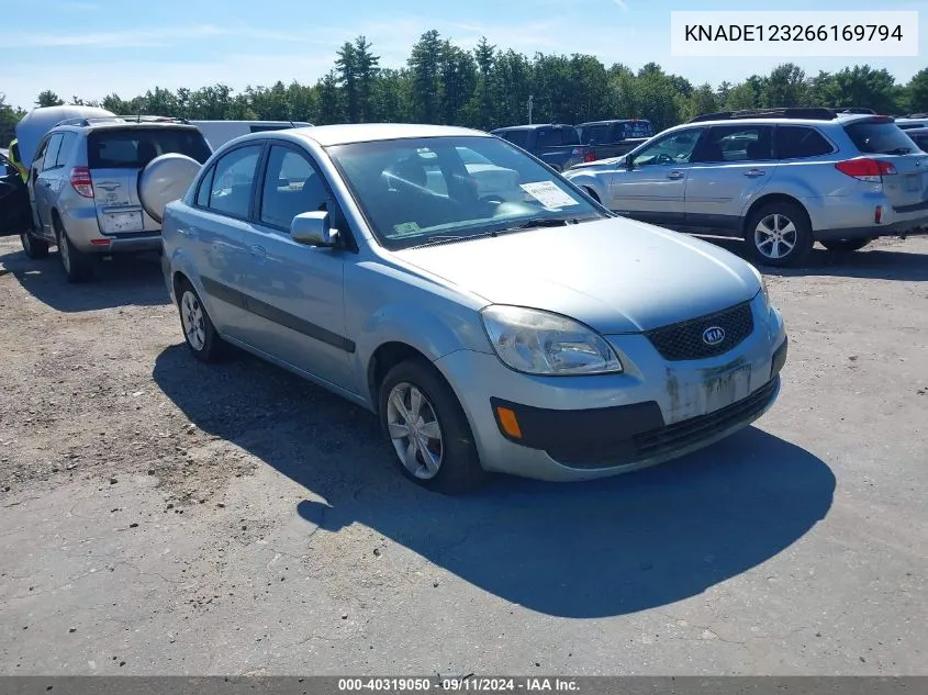 KNADE123266169794 2006 Kia Rio Lx