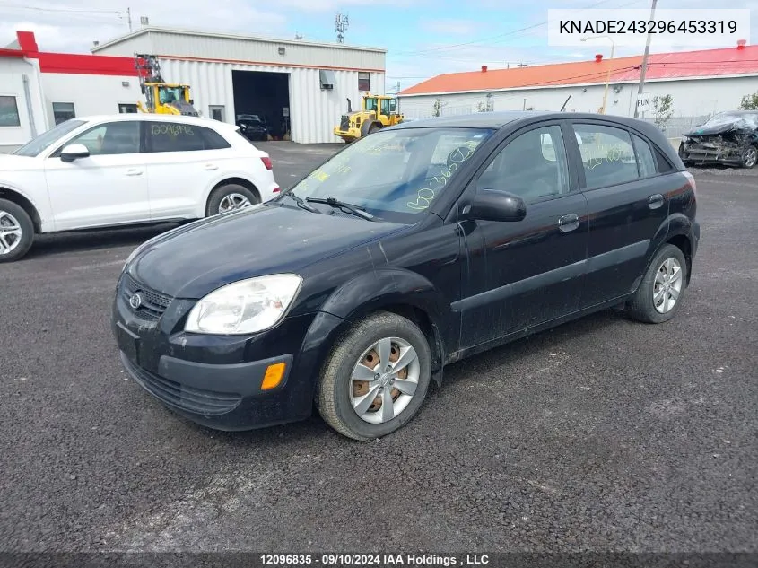 2009 Kia Rio VIN: KNADE243296453319 Lot: 12096835