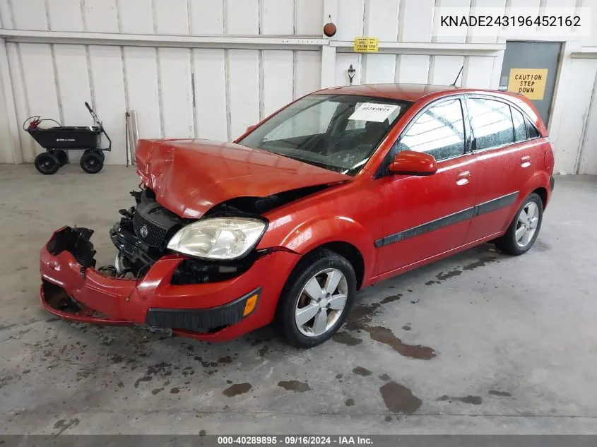 2009 Kia Rio5 Sx VIN: KNADE243196452162 Lot: 40289895