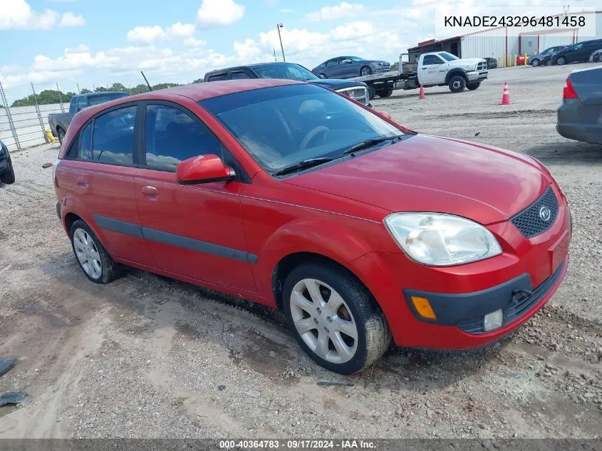 KNADE243296481458 2009 Kia Rio5 Sx