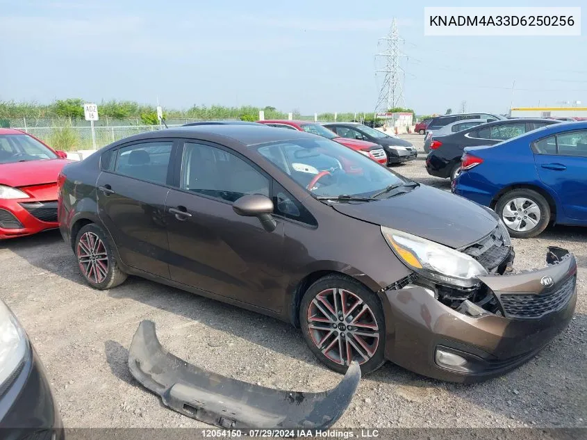 KNADM4A33D6250256 2013 Kia Rio