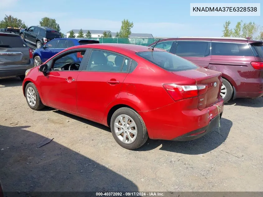 KNADM4A37E6328538 2014 Kia Rio Lx