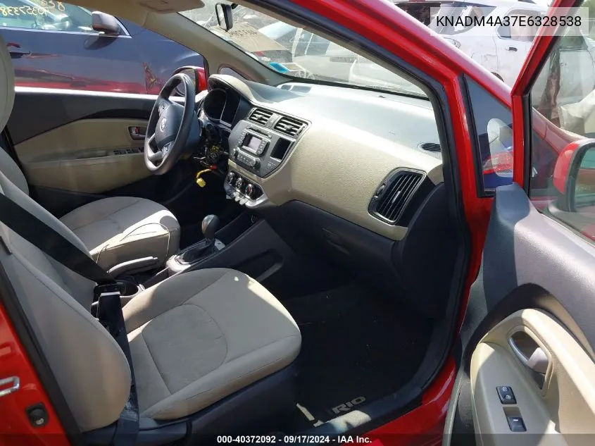 KNADM4A37E6328538 2014 Kia Rio Lx