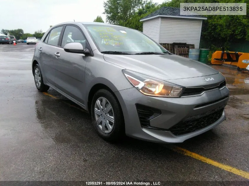 2023 Kia Rio S VIN: 3KPA25AD8PE513835 Lot: 12053291