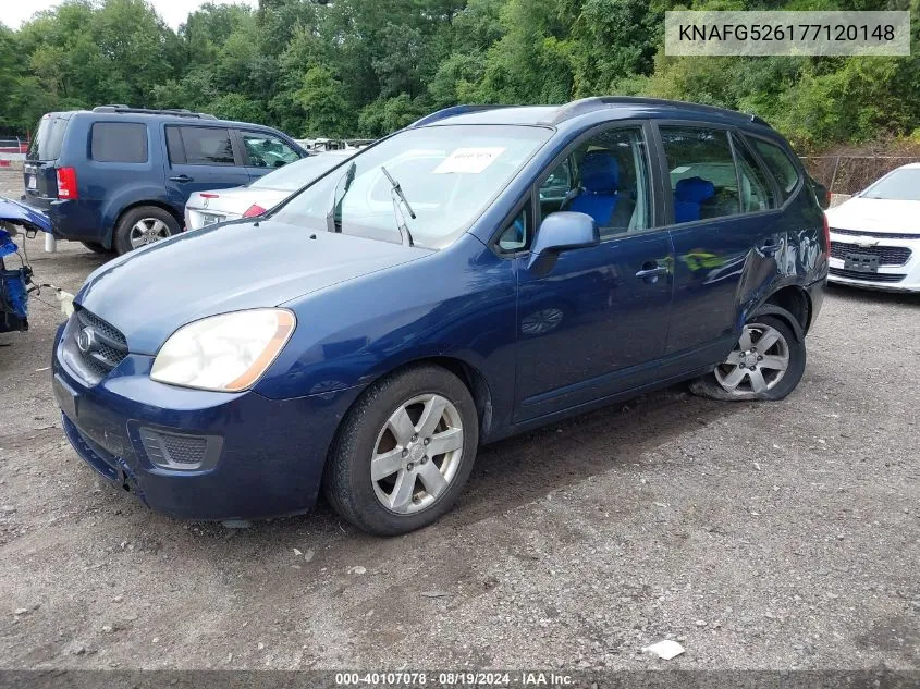 KNAFG526177120148 2007 Kia Rondo Lx V6