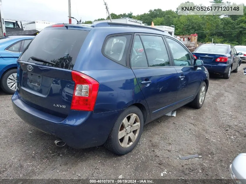 KNAFG526177120148 2007 Kia Rondo Lx V6