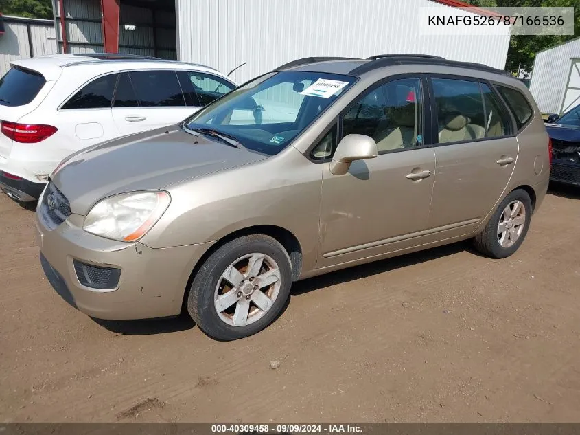 KNAFG526787166536 2008 Kia Rondo Lx V6