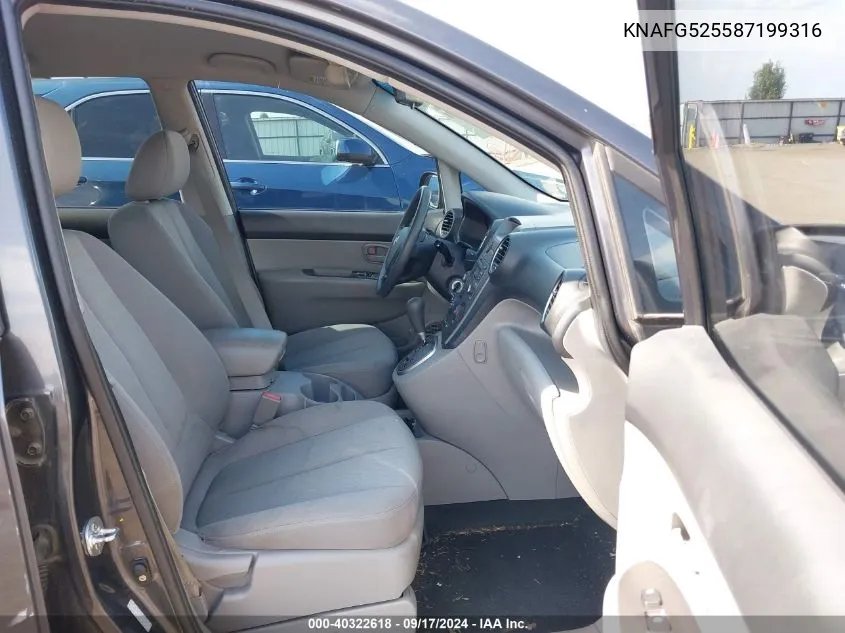 KNAFG525587199316 2008 Kia Rondo Lx