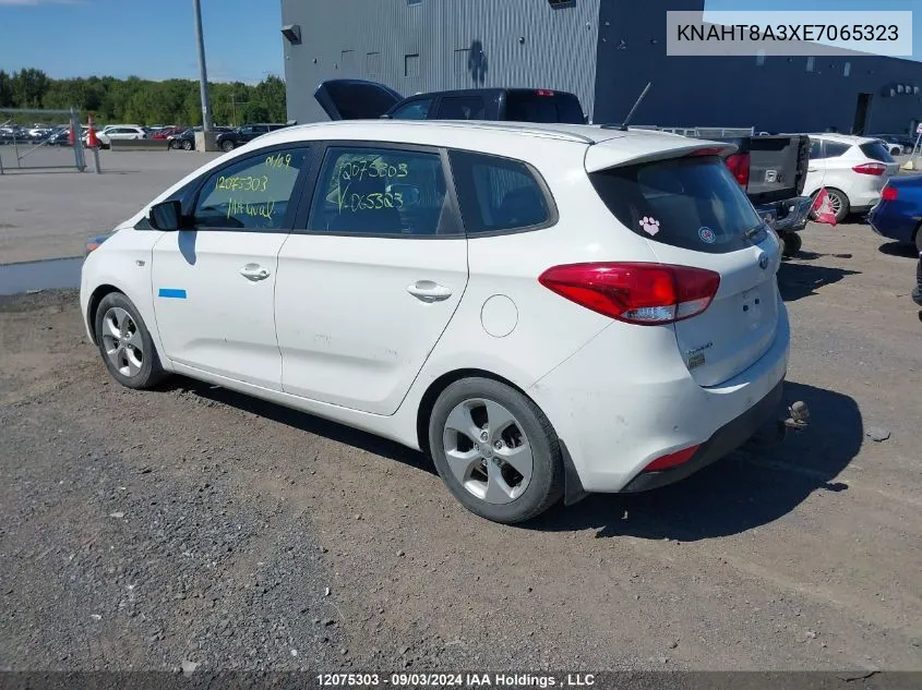 2014 Kia Rondo VIN: KNAHT8A3XE7065323 Lot: 12075303