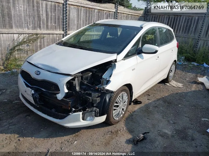 KNAHT8A31E7064769 2014 Kia Rondo