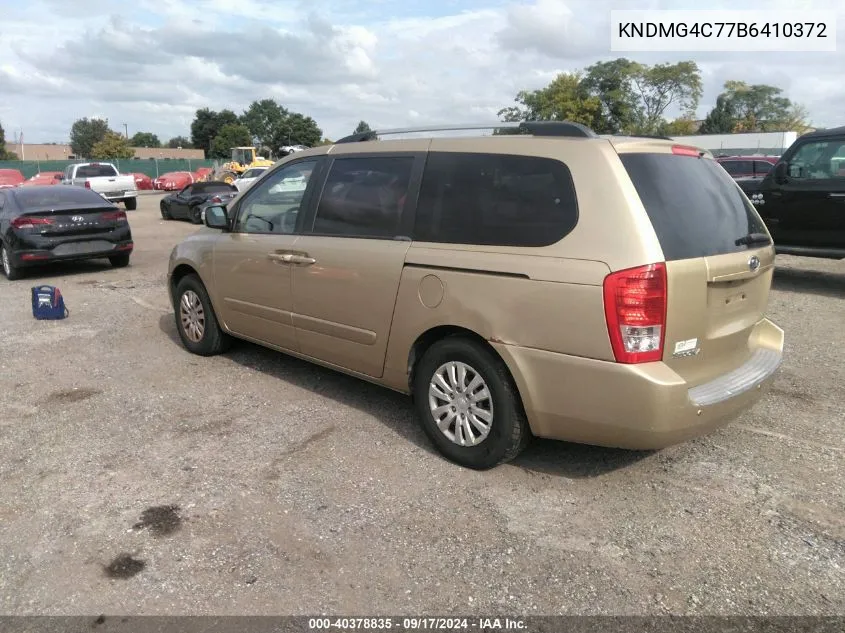 KNDMG4C77B6410372 2011 Kia Sedona Lx