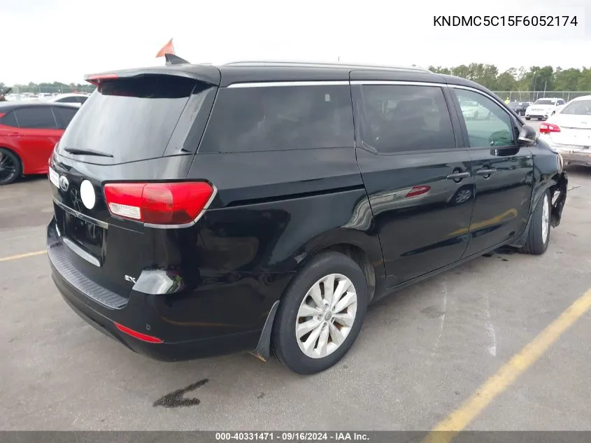 KNDMC5C15F6052174 2015 Kia Sedona Ex