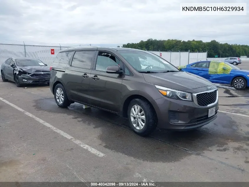 KNDMB5C10H6329934 2017 Kia Sedona Lx