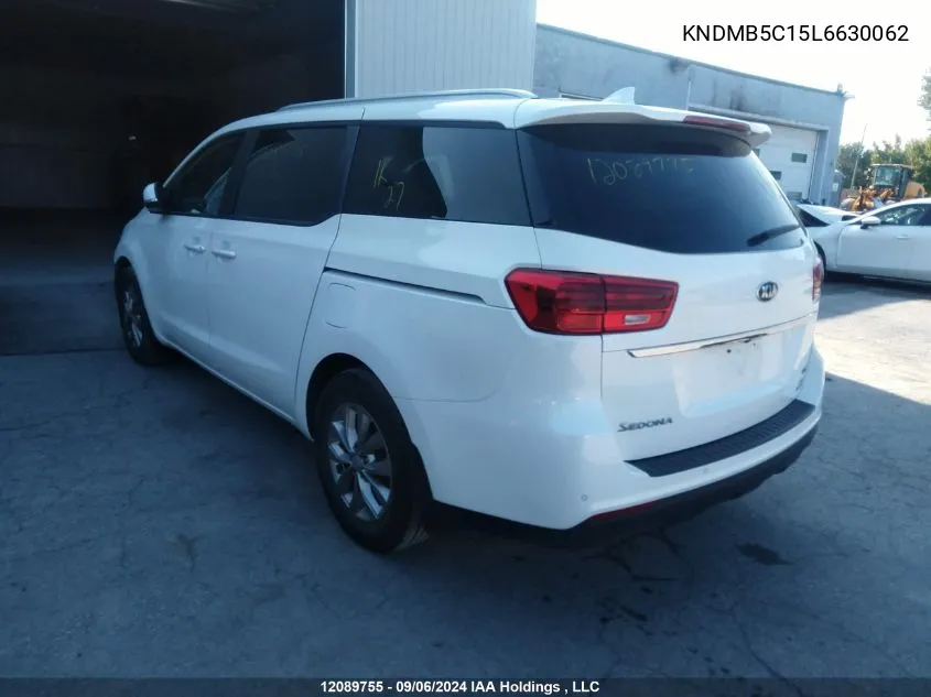 KNDMB5C15L6630062 2020 Kia Sedona Lx