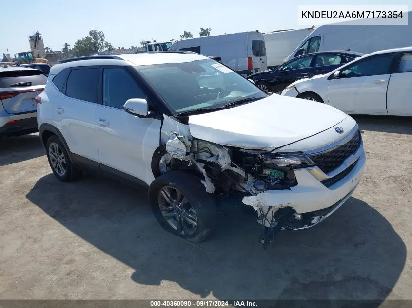 2021 Kia Seltos S VIN: KNDEU2AA6M7173354 Lot: 40360090