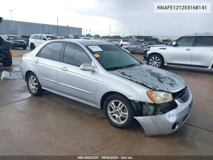 2005 Kia Spectra Ex/Lx/Sx VIN: KNAFE121255168141 Lot: 40282327